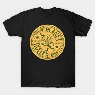 New Planet Roller Rink Vintage Defunct Skating Club T-Shirt